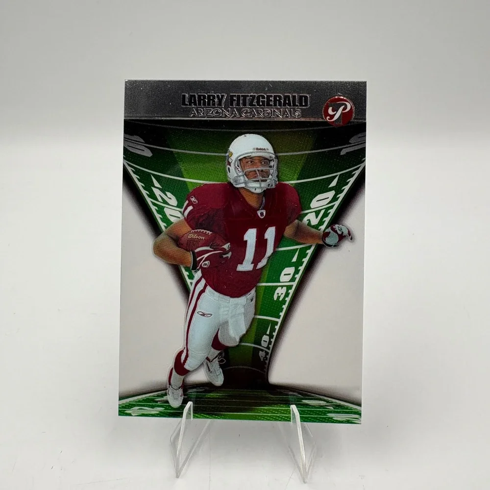Topps Larry Fitzgerald Football Card (RC) Excellent 2004 Pristine 027/499